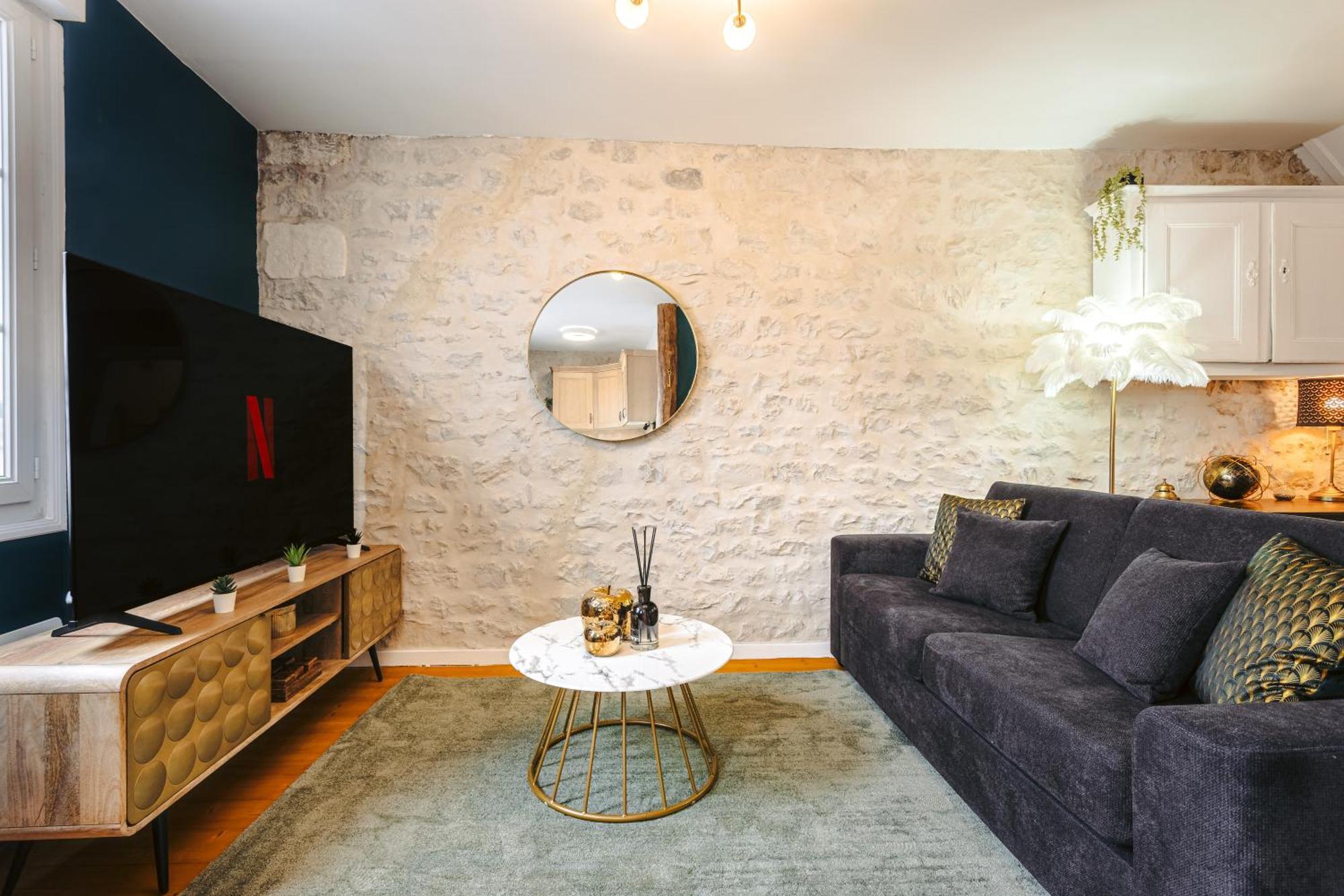 Gatsby - Elegant, Central, Fibre, Tv 4K, Netflix, Literie Confortable La Rochelle  Bagian luar foto